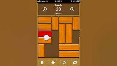 Unblock me solution advanced level 30
