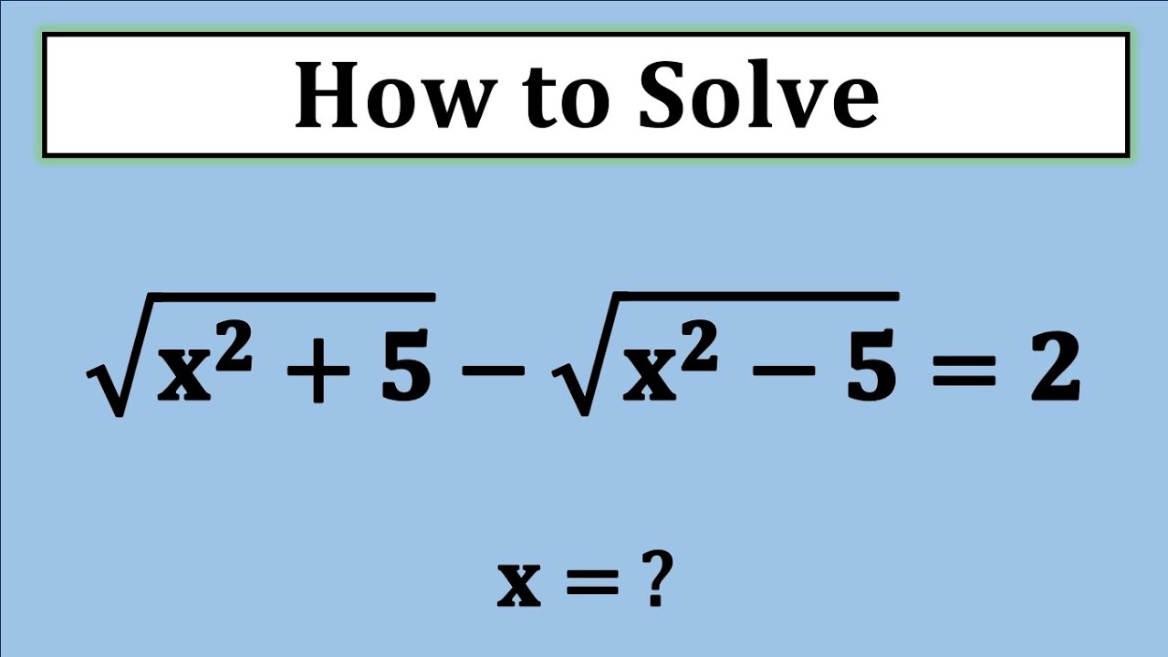 Nice Square Root Algebra Simplification Maths Problem | Algebra ...