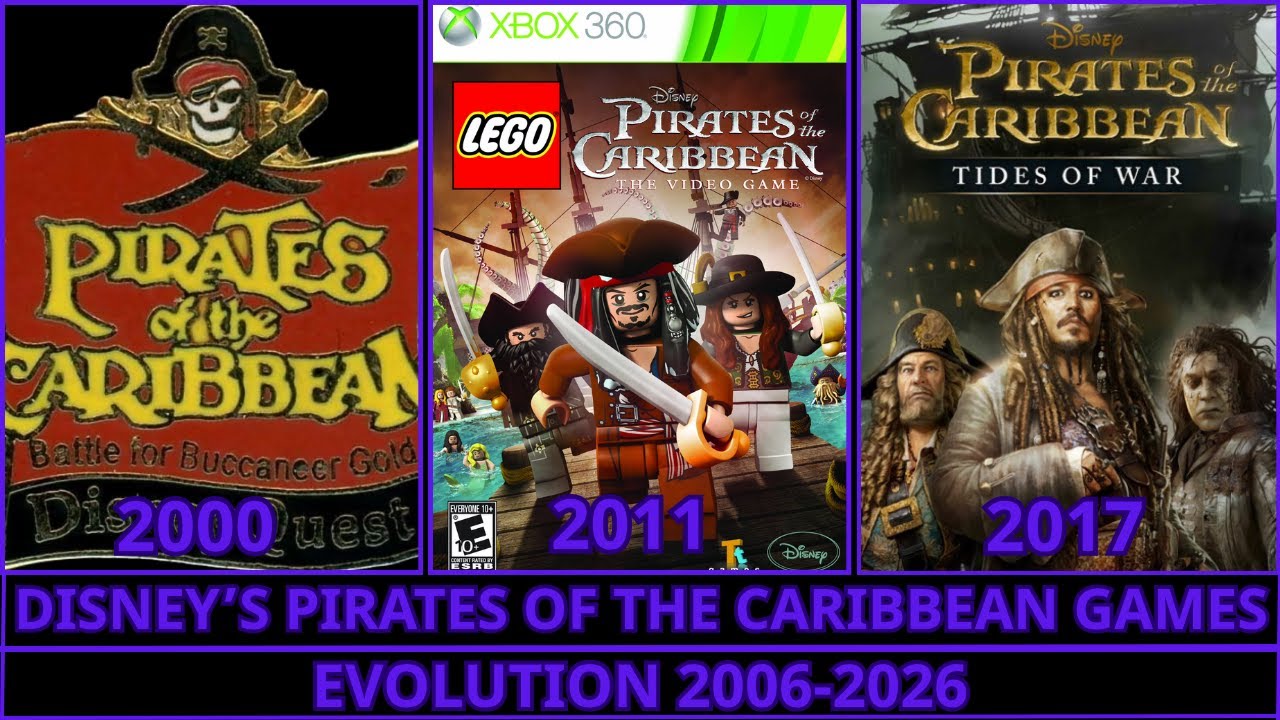 Эволюция игр Disney «Пираты Карибского моря» 2000–2017
