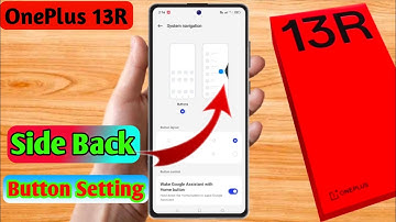 oneplus 13r side back button, oneplus 13r side back setting