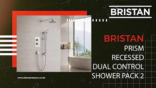 Bristan Prism Recessed Dual Control Shower Pack 2