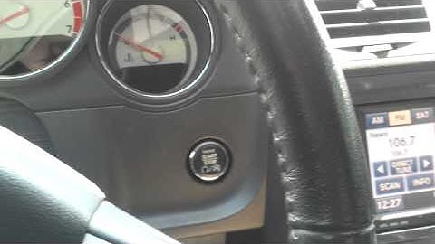 Dodge Challenger push button start