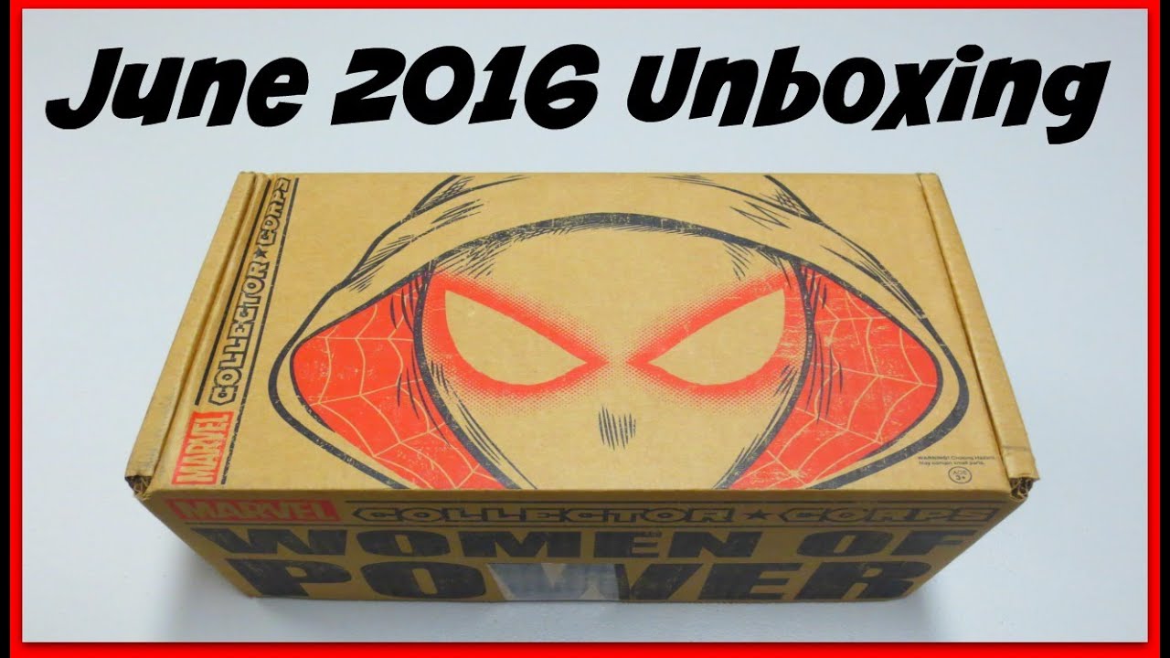 Marvel Corps Unboxing - June 2016 Women of Power Box!