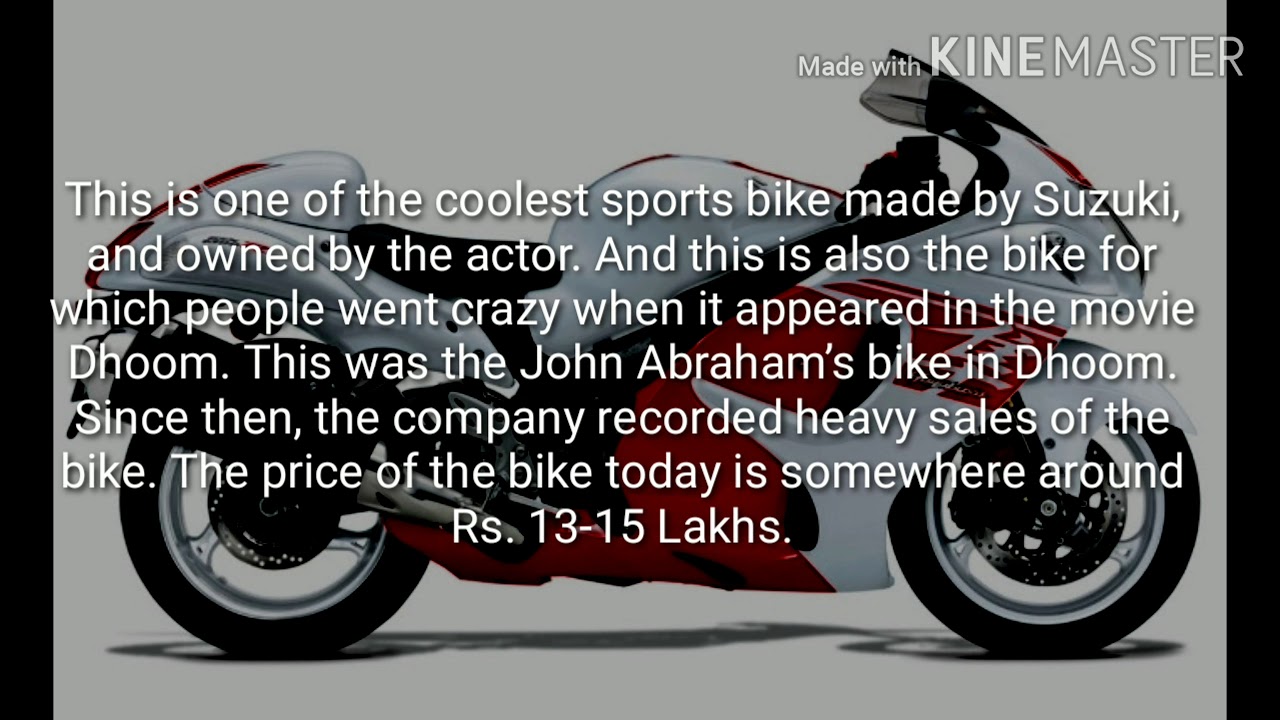 John Abraham bike collection 2020