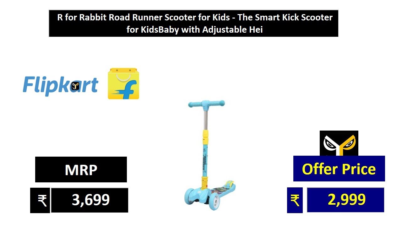 r for rabbit road runner scooter for kids