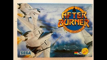 After Burner - Commodore 64 Cassette C64 (Full Loading & Gameplay)