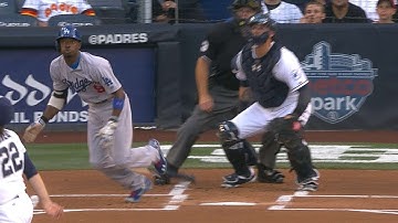 LAD@SD: Gordon hits a triple, and scores