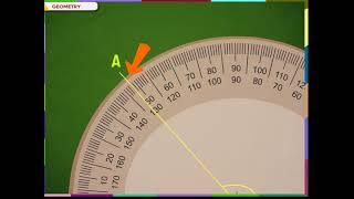 Construction of Angle with a Protractor class6