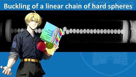 Columnar Structures of Spheres - Buckling behaviour of a hard-sphere chain