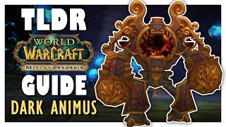 TLDR DARK ANIMUS Normal + Heroic Guide - Throne of Thunder | MoP Classic
