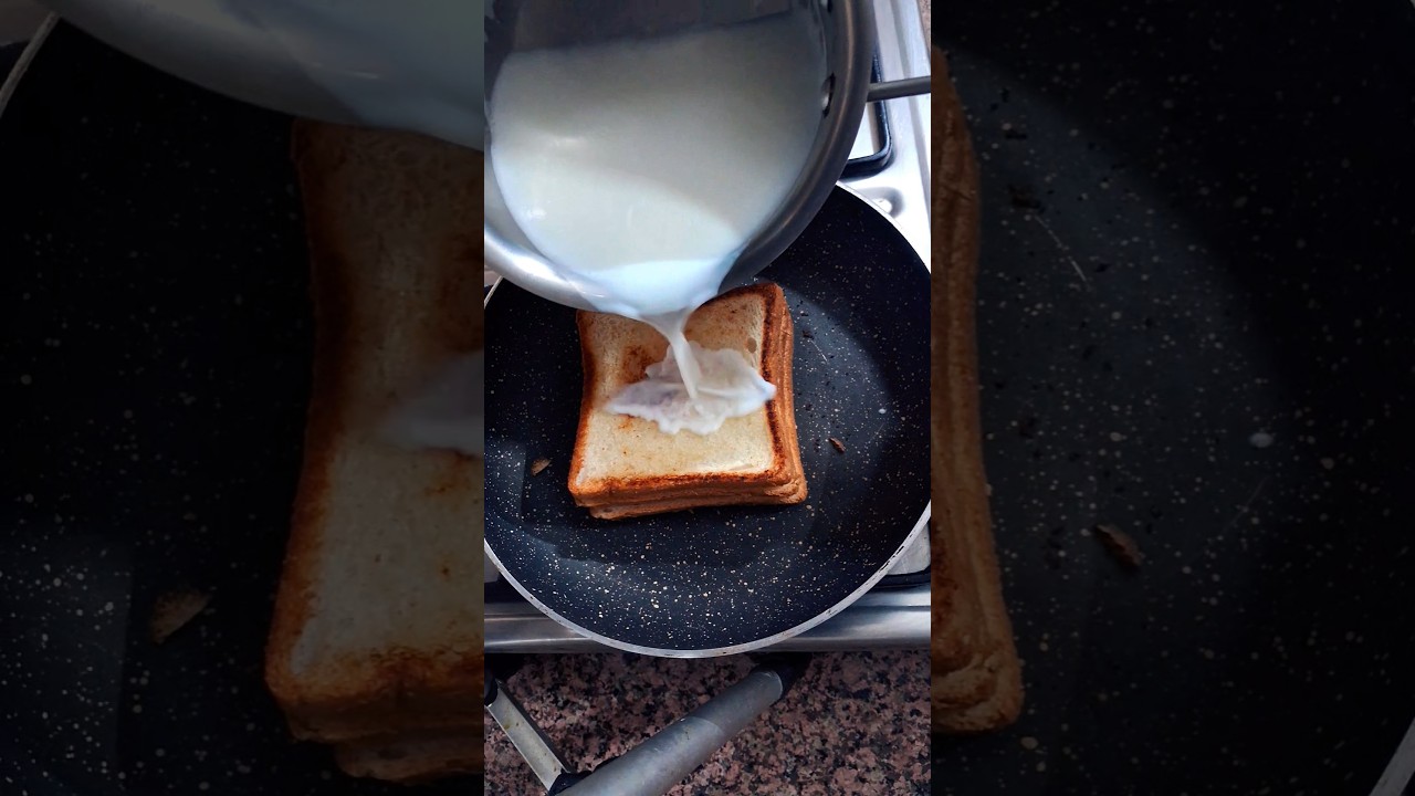 5 mins viral milk toast #viralshorts #shorts #shortvideo