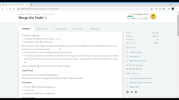 Merge the Tools Hacker Rank Solution in Python #code #hackerrank #solution #pythonprogramming