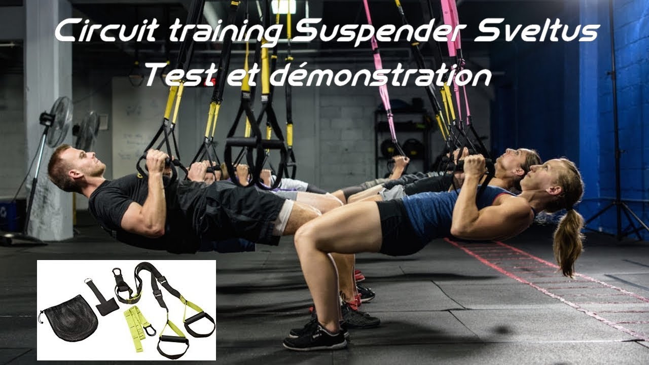 gainage dos Circuit training Suspender Sveltus – Test et démonstration