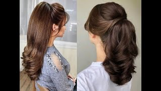 آموزش مدل مو دم اسبی | Ponytail hairstyle tutorial | تسريحة ذيل الحصان