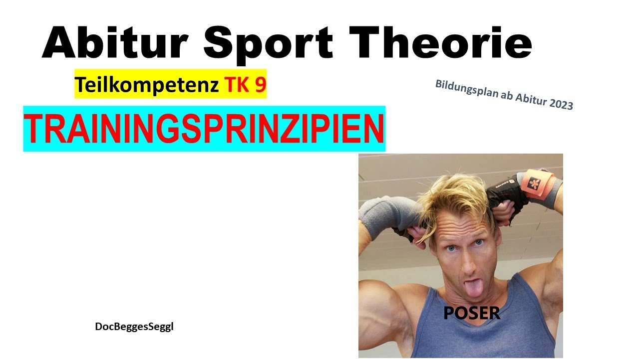 Sport Lk Abitur 2024 Nrw ABITUR SPORT THEORIE 2025 TK 9: TRAININGSPRINZIPIEN - Grundlagen und