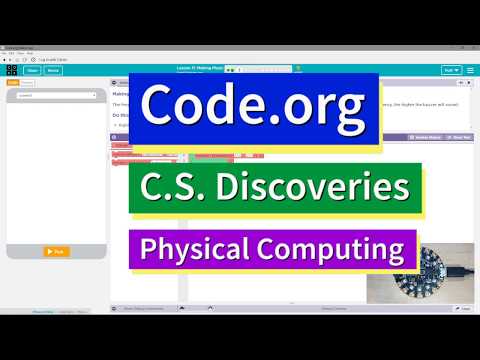 Making Music Lesson 11.3 Tutorial with Answers Code.org CS Discoveries Physical Computing Unit 6