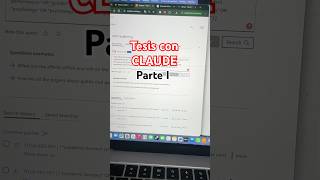 Tesis Con Claude: Genera el capítulo I en solo 3 minutos ⏱️😎 #tesis #claude #tesisuniversitaria