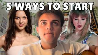 5 Ways to Start a Song (That Don't Suck)