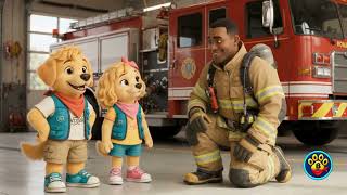 Bobby & Bonnie’s Fire Station Adventure | Fire Prevention Week for Kids