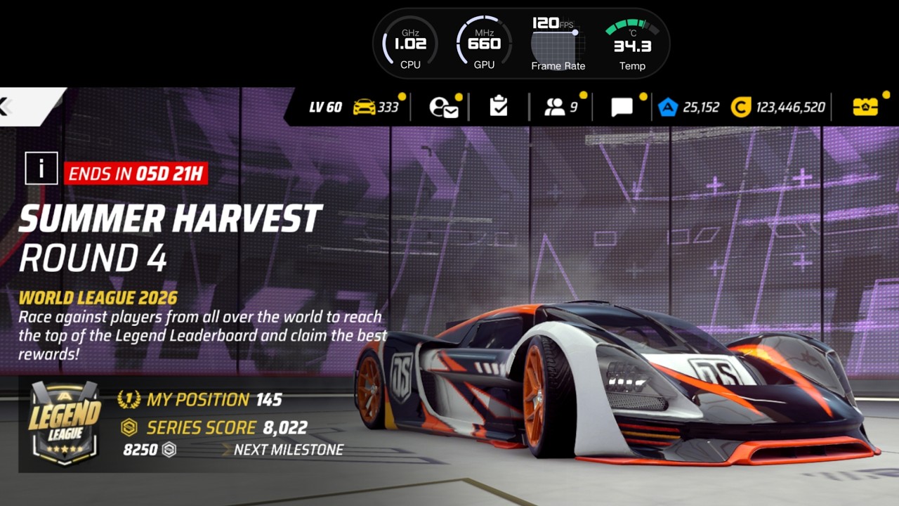 Asphalt Legends - Mabar MP 15/7/2026 With Tab Legion Y700 8 Elite