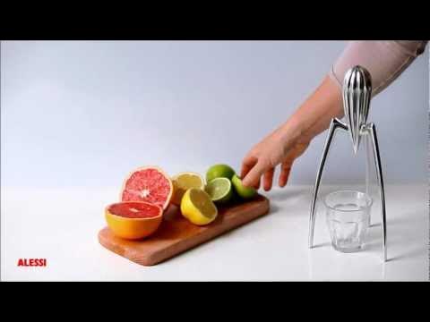 Сквизер для цитрусовых Alessi Juicy Salif - YouTube