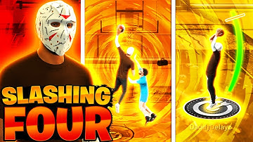 THIS *NEW* SLASHING FOUR build is BROKEN on NBA 2K22 CURRENT GEN.. BEST ISO POWER FORWARD BUILD!!