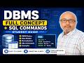 DBMS Full Concept + SQL Commands — Student Guide .#databaseconcepts