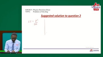 SHS Revision Show - Physics - Dimension and Projectile Motion and Electronics  (14 - 09 - 22)