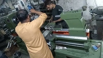 how to make final lathe machine fitting technical machine #technology #machinelearning #hardwork