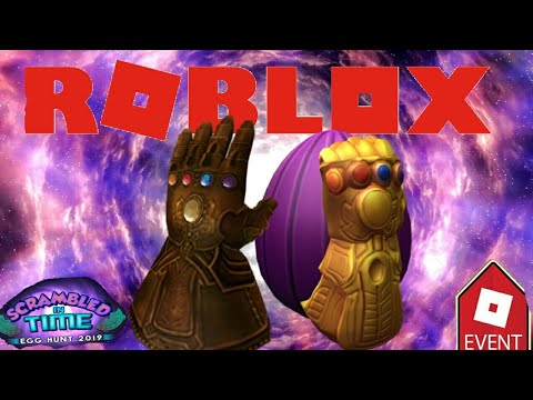 Event How To Get The Thanos Egg And Infinity Gaunlet In Roblox Youtube - roblox egg hunt 2019 where to find thanos egg
