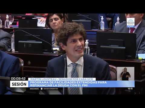 Martín Lousteau - Sesión sobre el Acuerdo con el FMI - Senado - 17/03/22