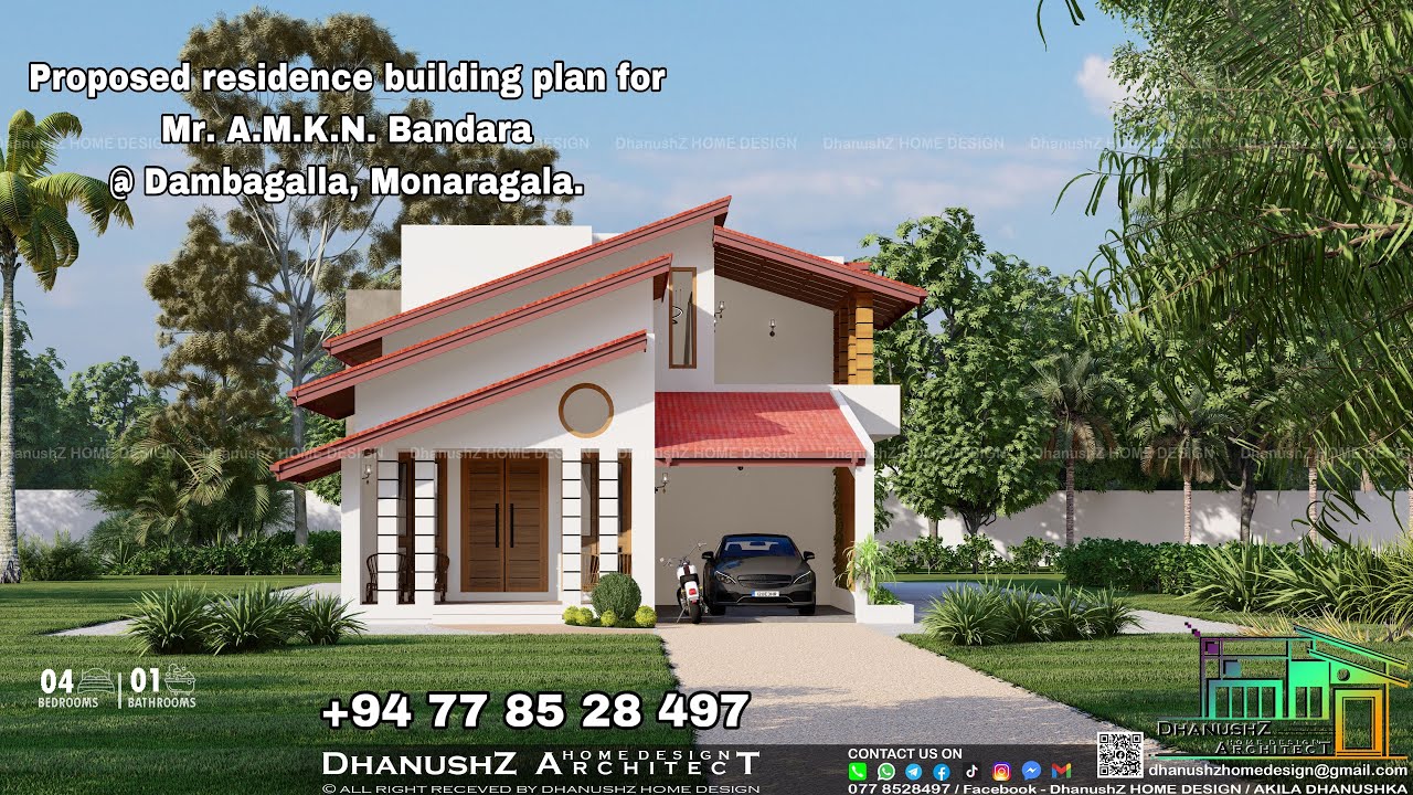 04 Bedrooms , 2-Story House Design - Full Review Video