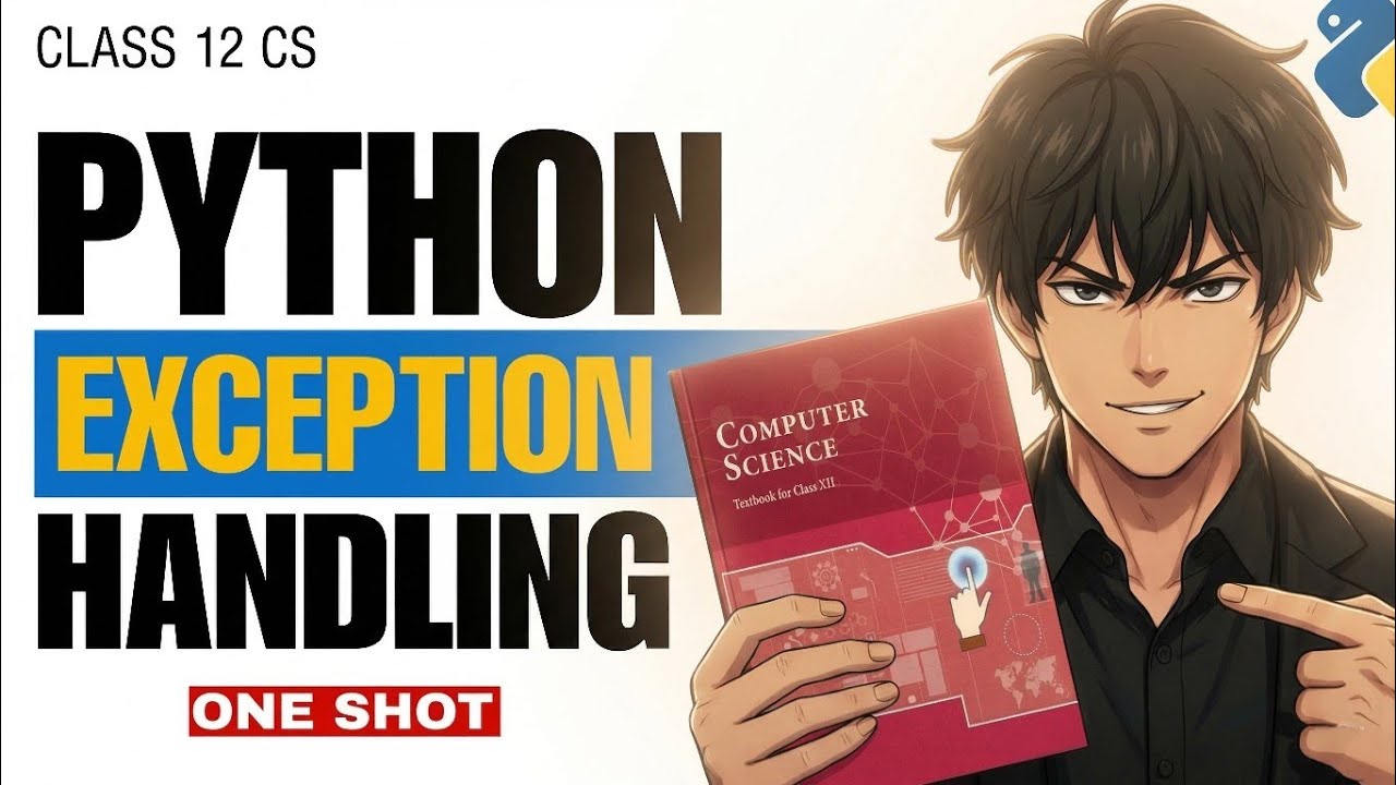 Class 12 Computer Science (083) I Exception Handling I BOARDS I ONE ...