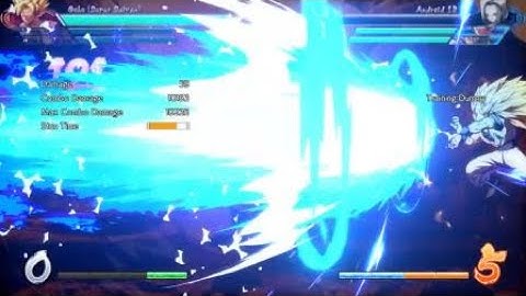 DBFZ - Bardock midscreen 2M TOD combo (Bardock 18 SSJ Goku 2bar)