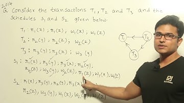 17 Gate 14 question on conflict serializable schedule