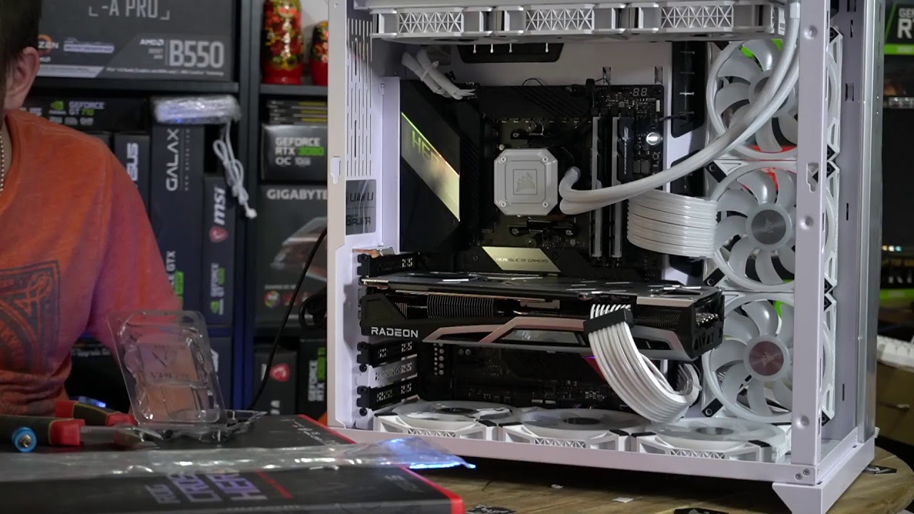 Removing an old custom water loop - Live PC repair