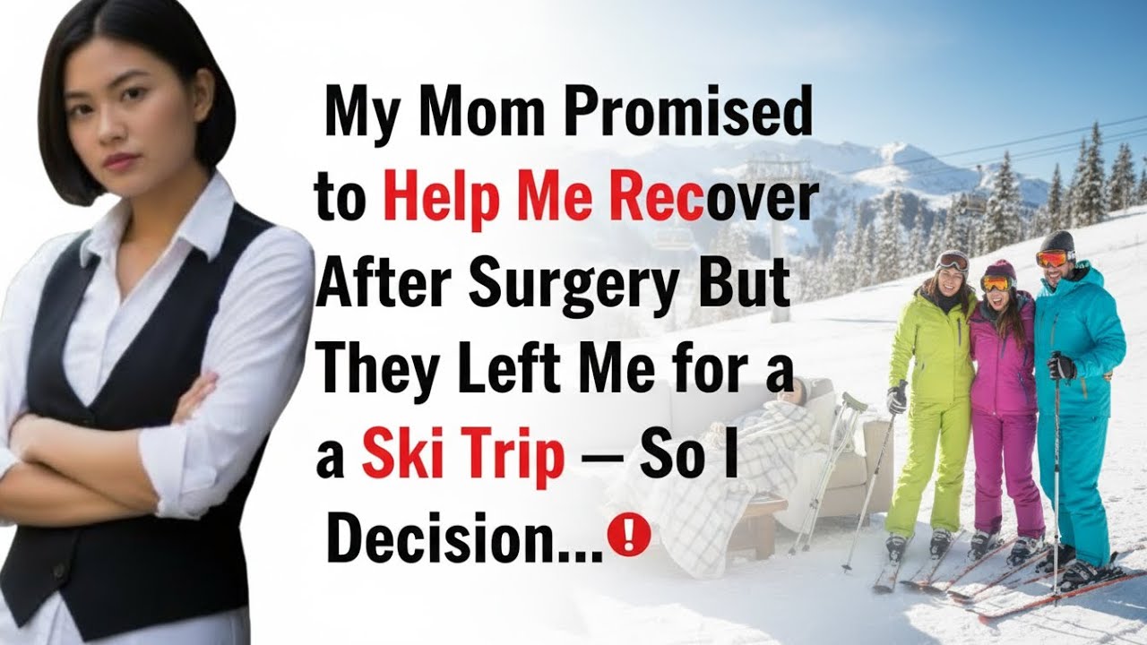My Mom Promised to Help Me Recover After Surgery But They Left Me for a Ski Trip — So I Decision...