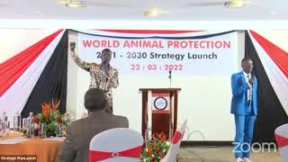 KNAMICS x FRENZYTHEPOET performance ‎@World Animal Protection Africa 2021-2030 strategy launch