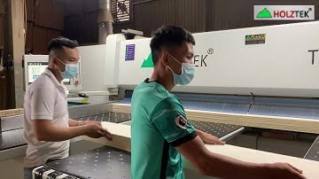 Máy cắt ván ép PANELSAW CNC cắt chồng nhiều tấm siêu nhanh