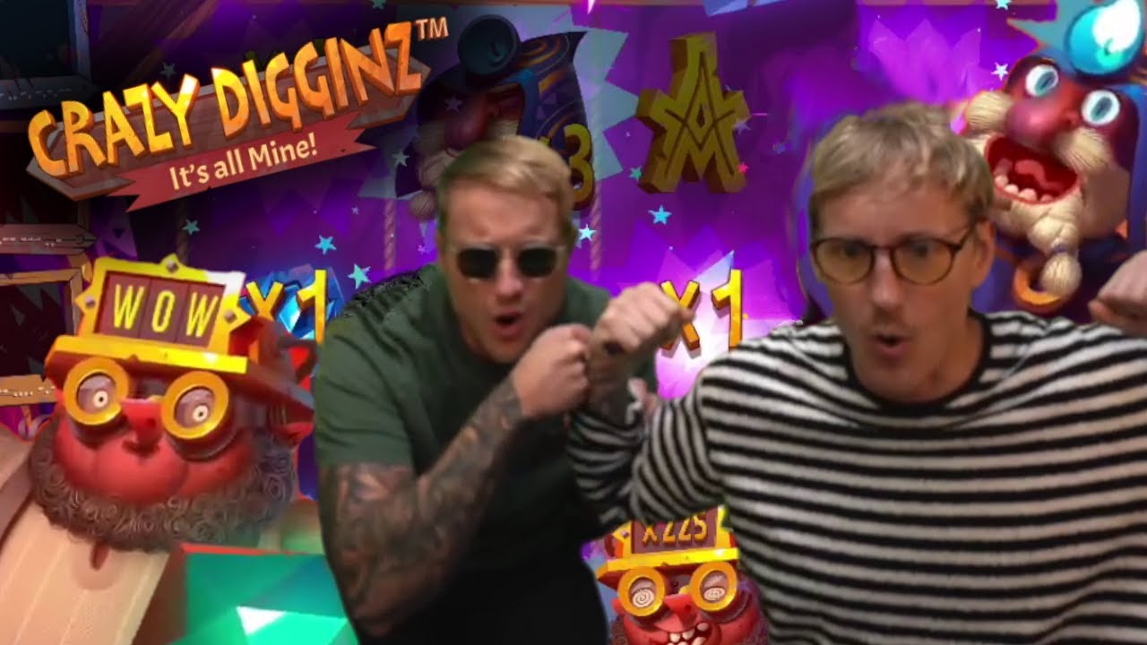 🔥CASINODADDY'S EXCITING BIG WIN ON CRAZY DIGGINZ (Pulse 8 Studios) SLOT🔥