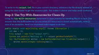 How to Write to a File in the Current Directory Using Java