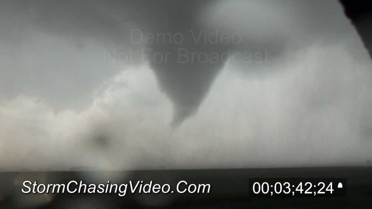 4/14/2012 Solomon and Manchester, KS Tornadoes Stock Footage