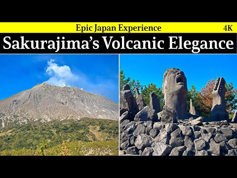 ４K Japan travel: Sakurajima's Volcanic Elegance at Kagoshima, where southern end of Kyushu