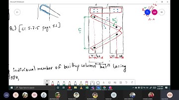 design of steel and timber structure||DESIGN OF LACING (continue)