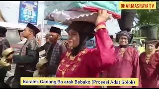 baralek gadang ba arak bako urang solok