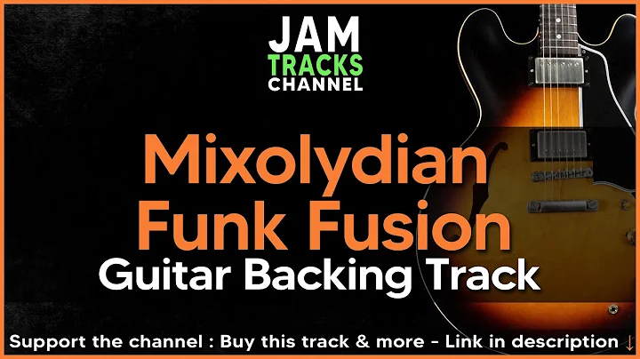 Funk Fusion Guitar Backing Track in E