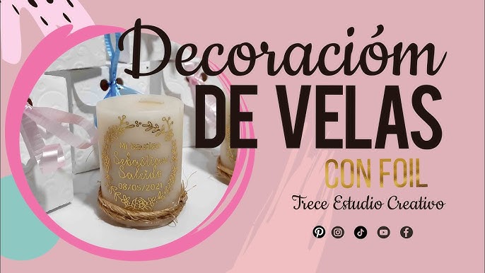 Hacer velas decorativas personalizadas ¡Aprende como hacerlas