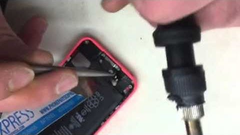 fixing home button iphone 5c