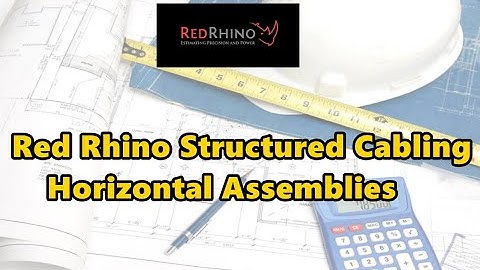 Red Rhino Structured Cabling - Horizontal Assemblies