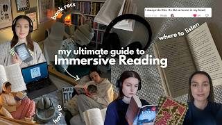 My Ultimate Guide to Immersive Reading 📖 🎧| top book recommendations + where to find audiobooks
